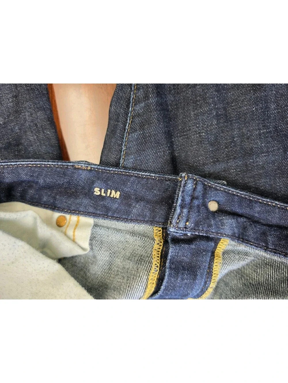 American Eagle SZ 40x34 Dark Wash Airflex Slim Stretch Denim Jeans Clean Casual